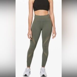 Lululemon Rare Bootcamp Ready Tight High Waisted Yoga Leggings 28in Light Sage 4